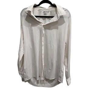 Zara‎ White Button Up Shirt Slim Fit, Size XL